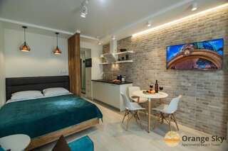 Апарт-отели Orange Sky Apartments Beach Tower Батуми Улучшенные апартаменты-студио с видом на море-4